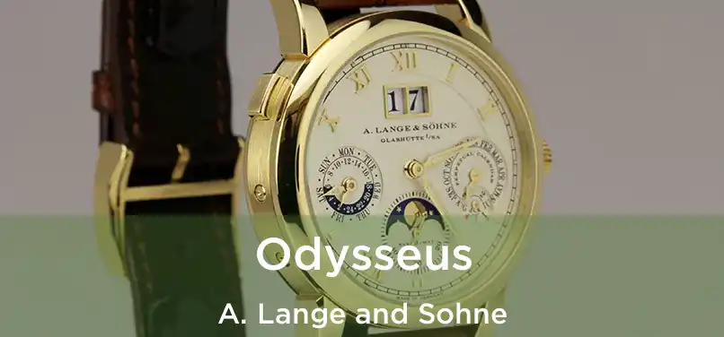  Odysseus A. Lange and Sohne